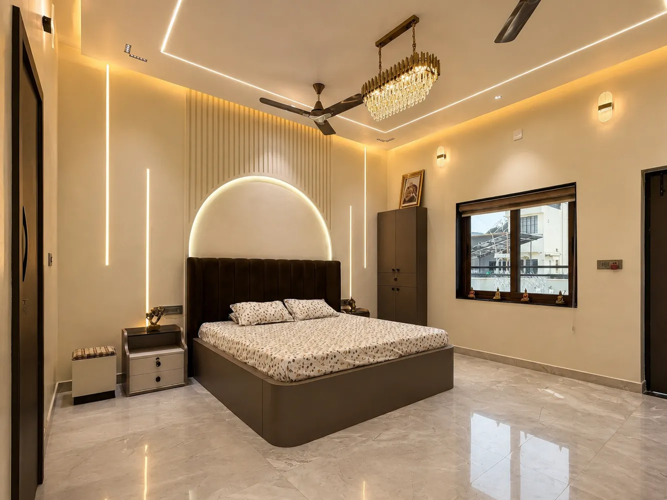 Sarvaritu Vilas, Rajasthan — arched openings setting the language of the house.